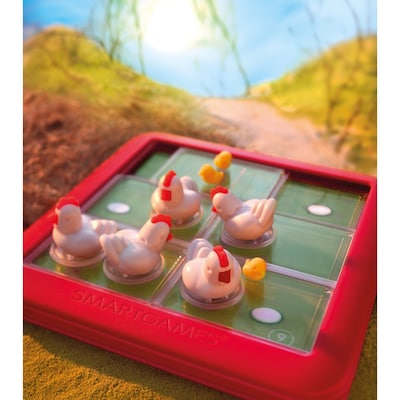 SmartGames Chicken Shuffle Jr. Puzzle Game, Grades K+ (SG-441)