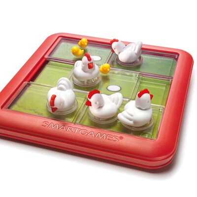 SmartGames Chicken Shuffle Jr. Puzzle Game, Grades K+ (SG-441)