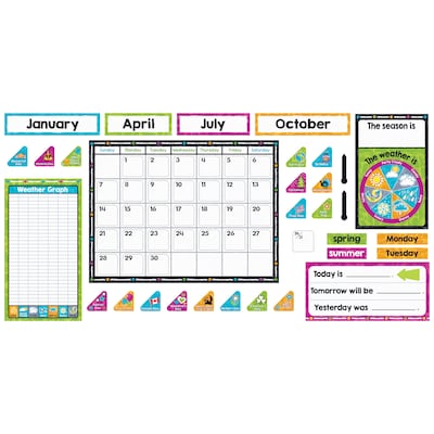 Trend Enterprises® Color Harmony Calendar Bulletin Board Set, 106/Set (T-8430)