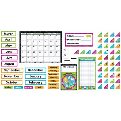 Trend Enterprises® Color Harmony Calendar Bulletin Board Set, 106/Set (T-8430)