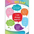 Teacher Created Resources® Colorful Vibes 13 x 19 In Our Class, We Say... Poster (TCR7940)