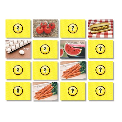 Stages Learning Materials Photographic Memory Matching Game, Food, Grades PreK+ (SLM225)