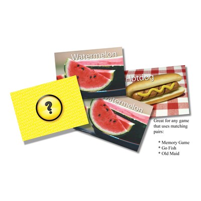 Stages Learning Materials Photographic Memory Matching Game, Food, Grades PreK+ (SLM225)