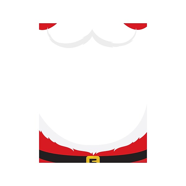 Great Papers! Santas Beard Holiday Letterhead, White, 80/Pack (2019106)