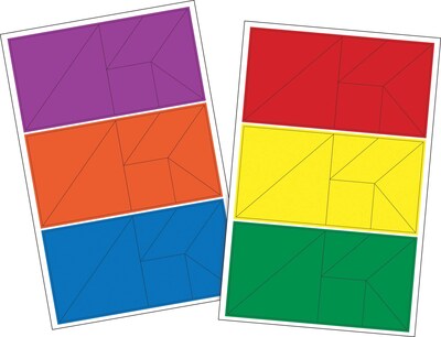 Barker Creek Learning Magnets® Kidshapes™, Tangrams (LM2305)