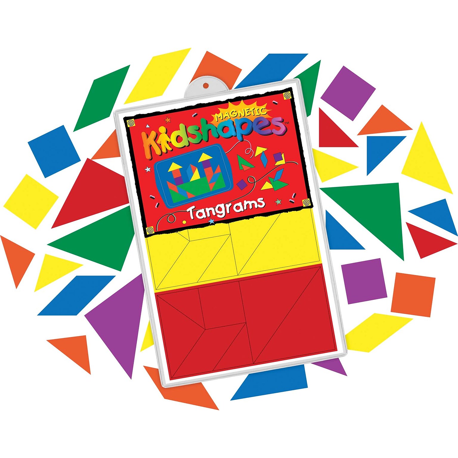 Barker Creek Learning Magnets® Kidshapes™, Tangrams (LM2305)