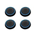 Insten 4pcs Black/Blue Silicone Thumbstick Grips Caps Analog for Xbox 360 Xbox One Sony PlayStation 2 3 4 Controller