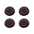 Insten 4pcs Black/Red Silicone Thumbstick Grips Caps Analog for Xbox 360 Xbox One Sony PlayStation 2 3 4 Controller