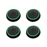 Insten 4pcs Black/Green Silicone Thumbstick Grips Caps Analog for Xbox 360 Xbox One Sony PlayStation