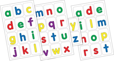 Barker Creek Learning Magnets®, Lowercase Letters with extras (LM1130)