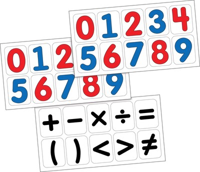 Barker Creek Learning Magnets® Numbers and Math Signs (LM1305)
