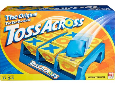 Mattel Toss Across Tic Tac Toe, Multicolored (MTT FLK83)