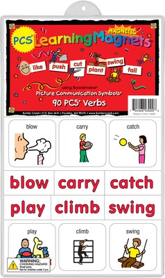 Barker Creek PCS Learning Magnets, 90 Verbs (LM3000)