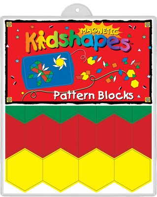 Barker Creek Learning Magnets® Kidshapes™, Pattern Blocks (LM2300)