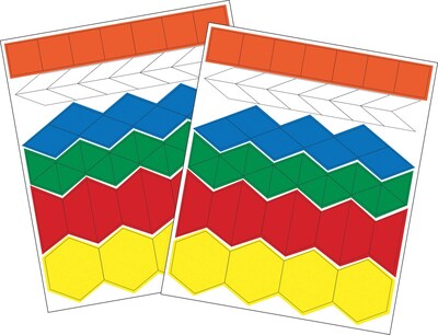 Barker Creek Learning Magnets® Kidshapes™, Pattern Blocks (LM2300)