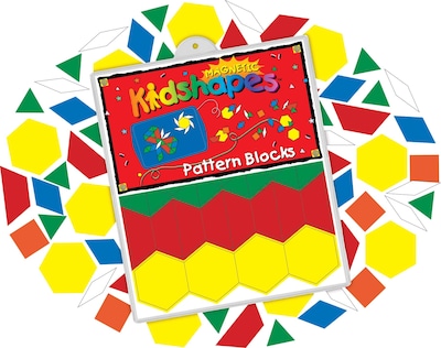 Barker Creek Learning Magnets® Kidshapes™, Pattern Blocks (LM2300)