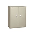 FireKing 44 Steel Storage Cabinet with 2 Shelves, Parchment (CF4436-D)