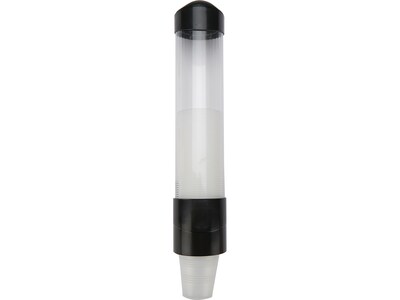 Mind Reader Cup Dispenser, Black/Transparent (WMCUP-BLK)