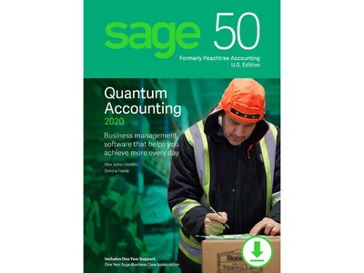 Sage 50 Quantum Accounting 2020 for 3 Users, Windows, Download (PTQ32020ESDCSRT)