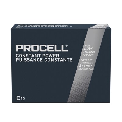 Procell Alkaline Battery, D, 1/Pack (PC1300)