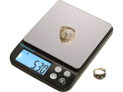 Brecknell EPB3000G Digital Scale, Black/Silver, 6.61 lbs. Capacity
