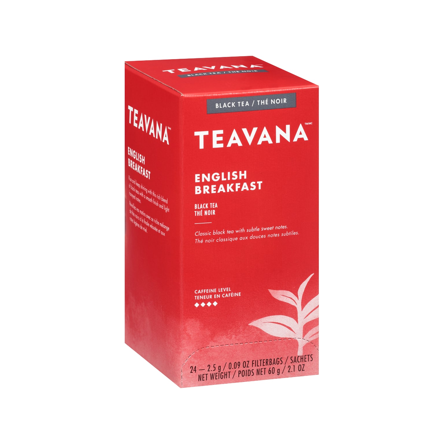 Teavana English Breakfast Black Tea Bags, 24/Box (11090992)
