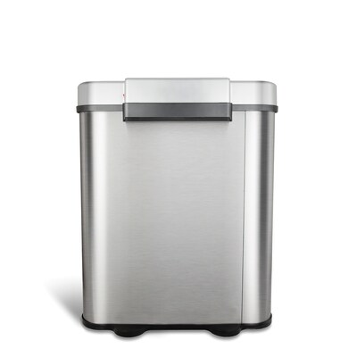 Nine Stars 18.5 Gallon Stainless Steel Motion Sensor Recycle Trash Can (DZT-70-11R)
