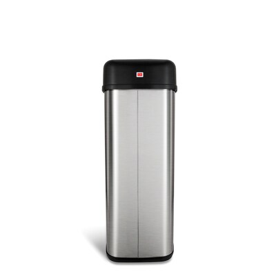 Nine Stars Stainless Steel Motion Sensor Trash Can, 13.2 Gallon (DZT-50-6)
