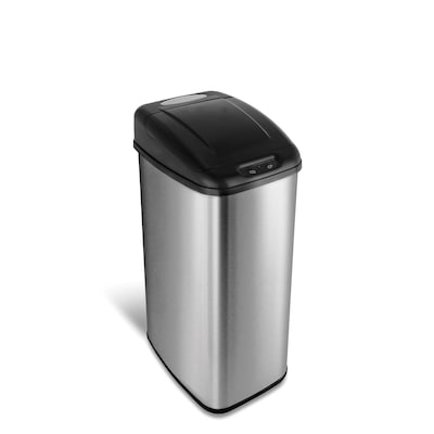 Nine Stars 13.2gal Stainless Steel Motion Sensor Trash Can (DZT-50-6)