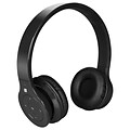 Alpha Digital BH-530-B Bluetooth Headphone with Soft Fit Ear Covers and Built-In Microphone (Black)