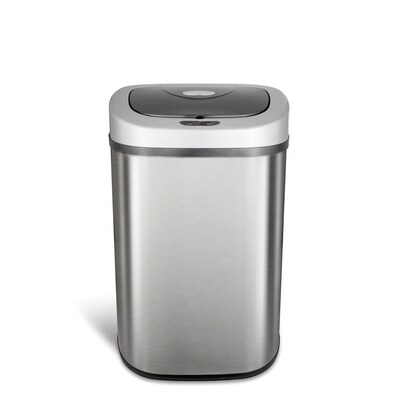 Nine Stars Stainless Steel Motion Sensor Trash Can, 21.1 Gallon (DZT-80-4)