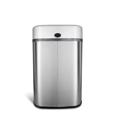 Nine Stars Stainless Steel Motion Sensor Trash Can, 21.1 Gallon (DZT-80-4)