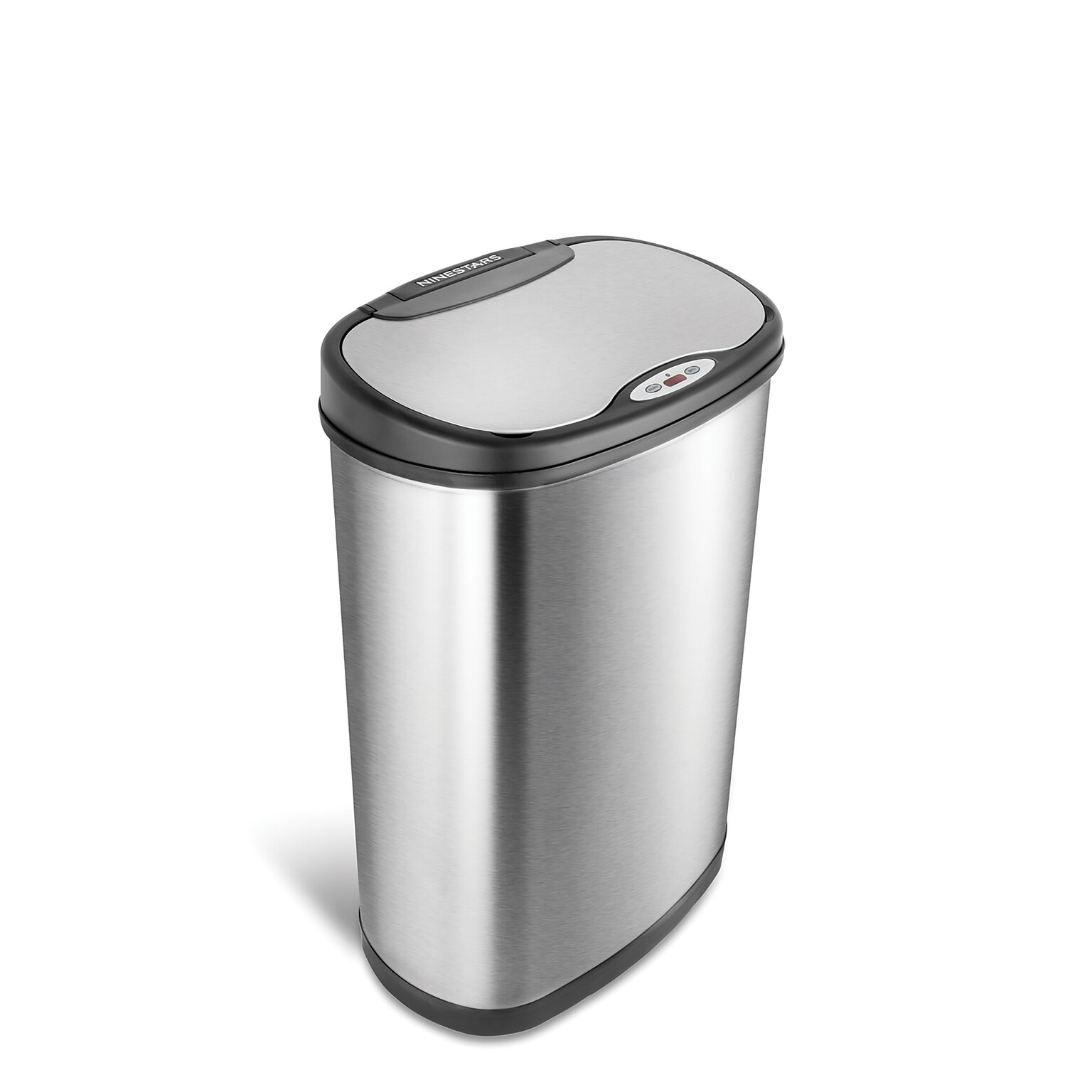 Nine Stars Stainless Steel Motion Sensor Trash Can, 13.2 Gallon (DZT-50-13)
