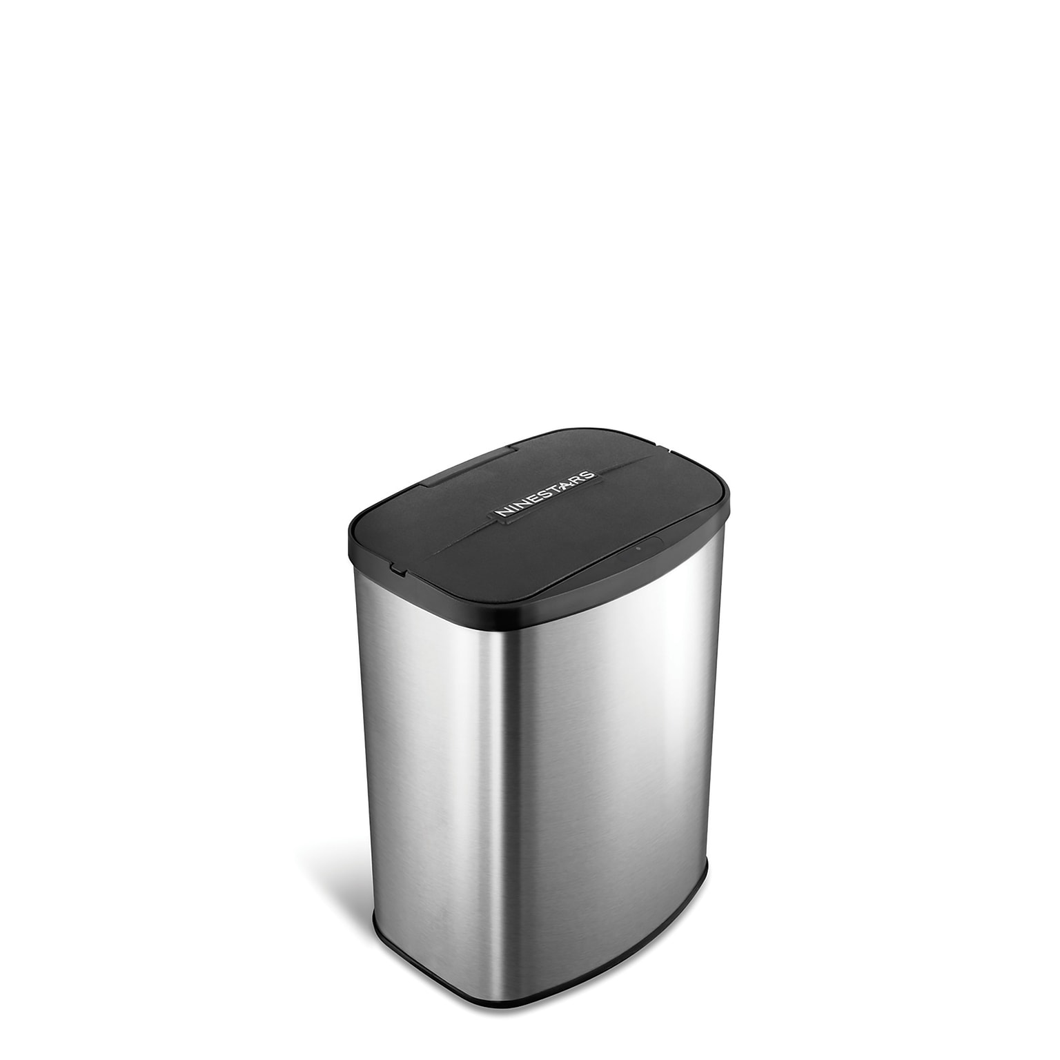 Nine Stars Stainless Steel Removable Bucket Motion Sensor Trash Can, 2.1 Gallon (DZT-8-1A)