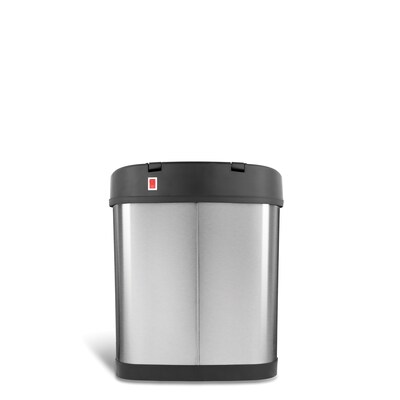 Nine Stars Stainless Steel Motion Sensor Trash Can, 3.2 Gallon (DZT-12-13)