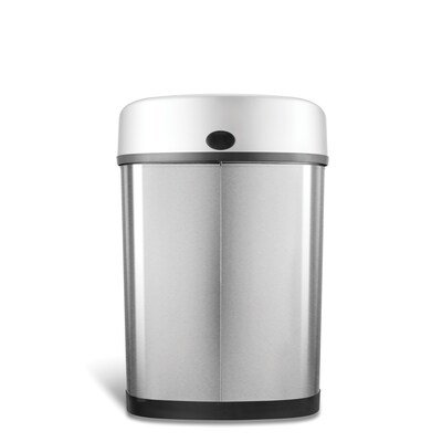 Nine Stars Stainless Steel Motion Sensor Trash Can, 11 Gallon (DZT-42-9)