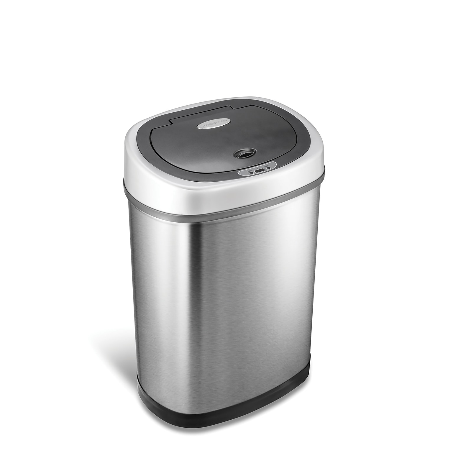 Nine Stars Stainless Steel Motion Sensor Trash Can, 11 Gallon (DZT-42-9)