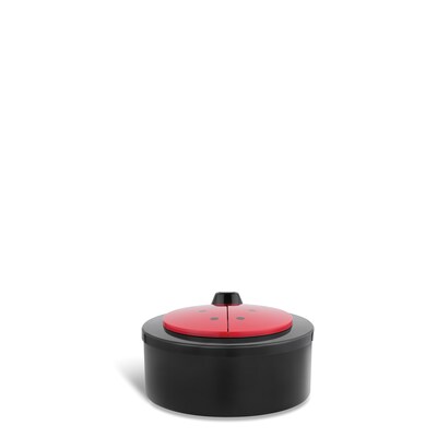 Nine Steel Stars Multi Purpose Container, 0.5 Gallon, Red Ladybug (DZT-2-18RD)