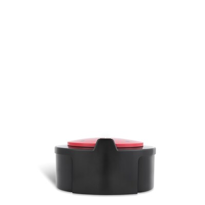Nine Steel Stars Multi Purpose Container, 0.5 Gallon, Red Ladybug (DZT-2-18RD)
