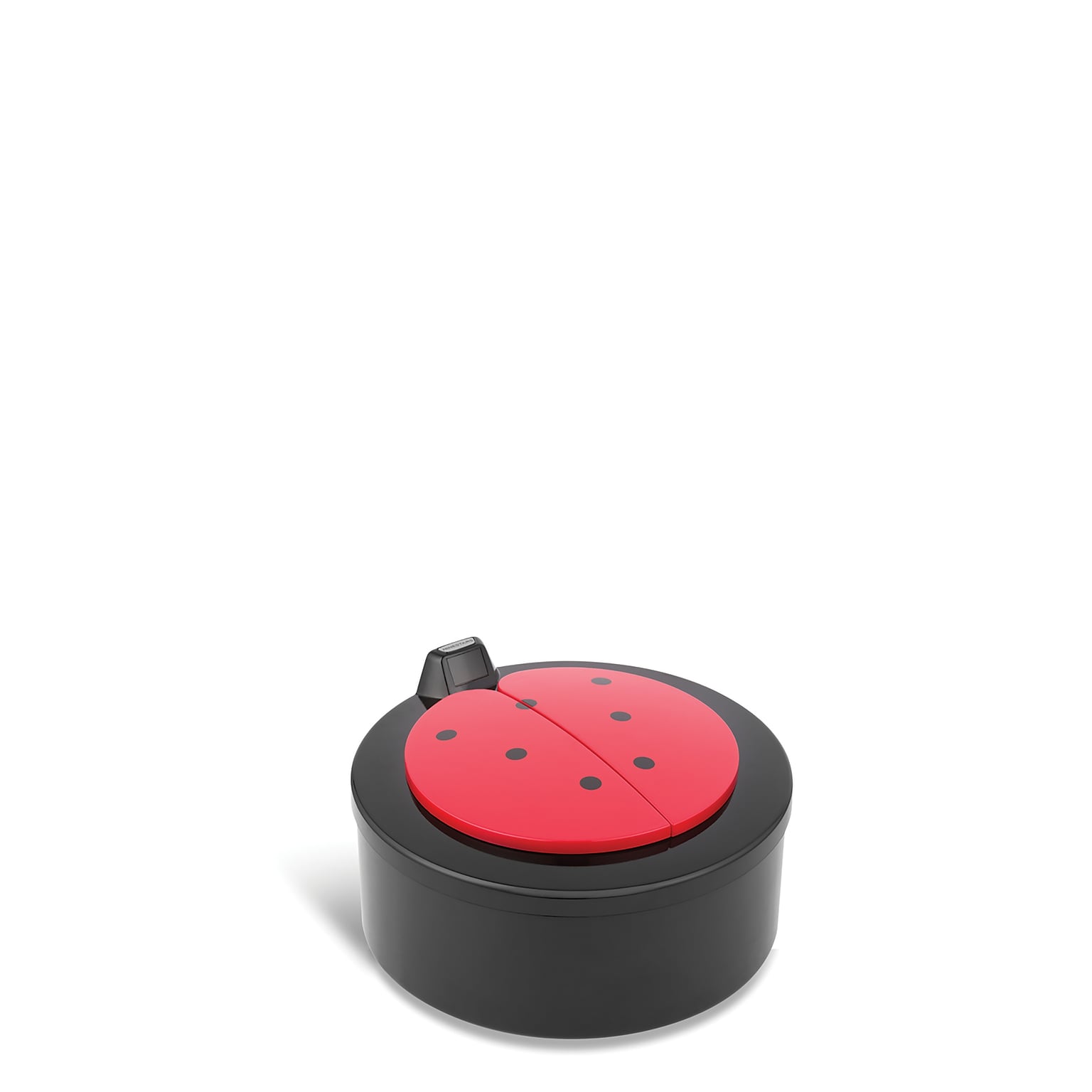 Nine Steel Stars Multi Purpose Container, 0.5 Gallon, Red Ladybug (DZT-2-18RD)