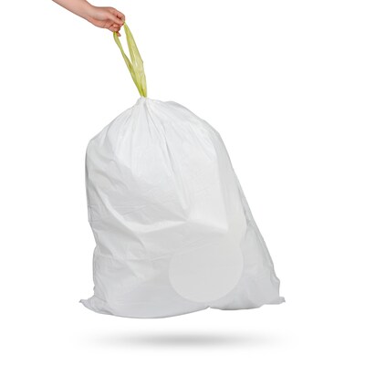 Nine Stars Drawstring Trash Bags, 21 Gallon, 30 Bags/Box (NSTB-21-30)