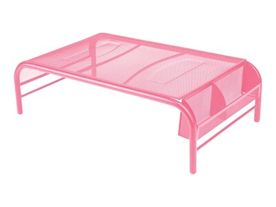 Mind Reader Monitor Stand, Pink (MESHM-PNK)