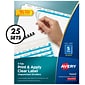 Avery Index Maker Unpunched Paper Dividers with Print & Apply Label Sheets, 5 Tabs, White, 25 Sets/Pack (11443)