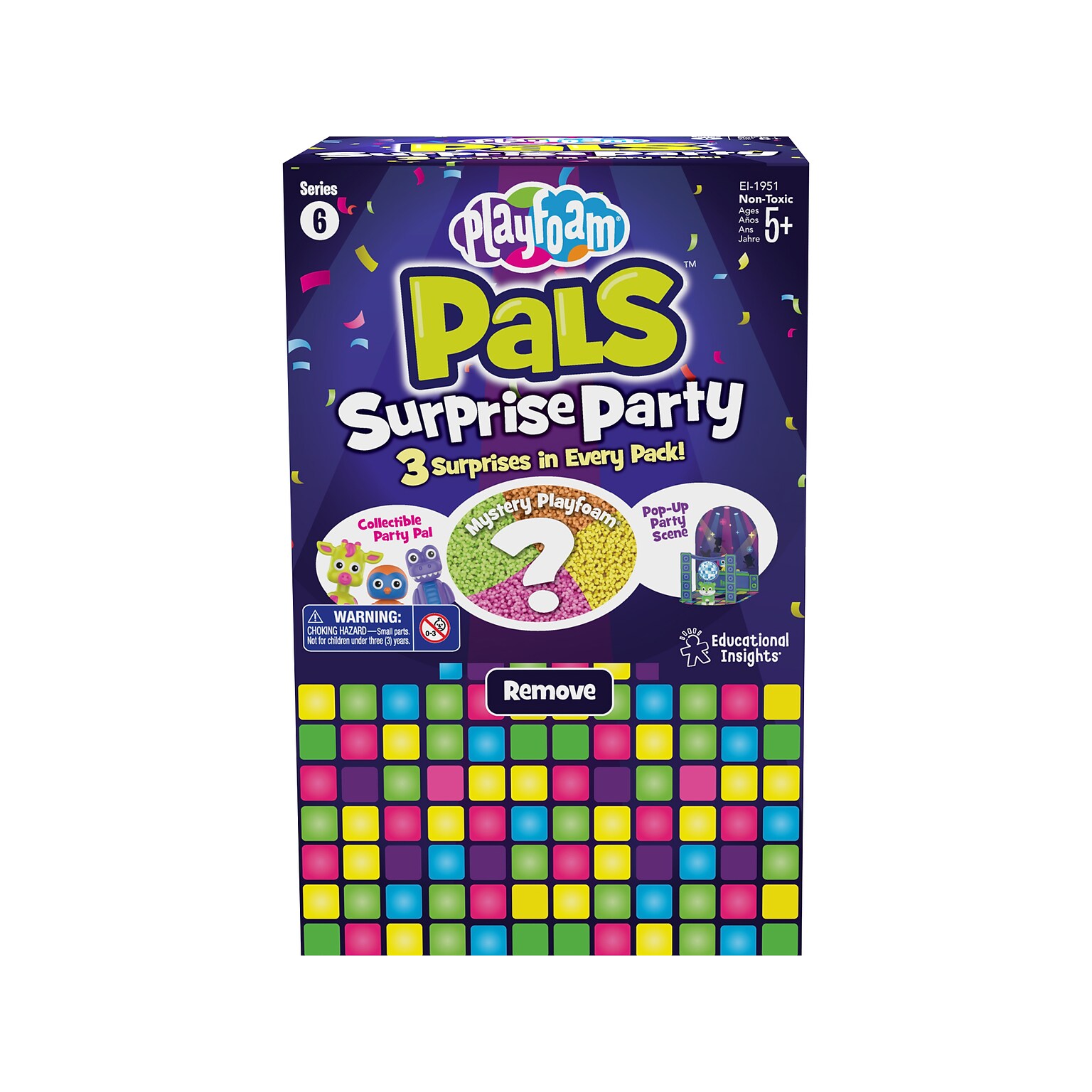 Playfoam Pals Surprise Party Set, Assorted Colors, 24/Pack (EI-1951)