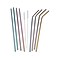 Mind Reader Multi Color Stainless Steel Straws, 10.5, 8/Pack (SSTRAW8-ASST)