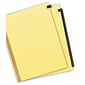 Avery Leather Style Pre-Printed Daily Tab Paper Dividers, 31 Tabs, Buff with Black Tabs (11352)