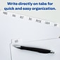 Avery Write & Erase Paper Dividers, 8 Tabs, White, 24 Sets/Box (11507)