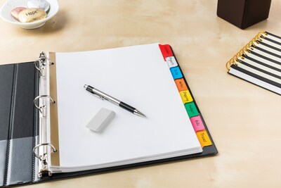 Avery Big Tab Write & Erase Paper Divider, 8 Tabs, Multicolor, 1 Set (23079)