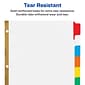 Avery Big Tab Write & Erase Paper Dividers, 5 Tabs, Multicolor, Gold Reinforced (23076)