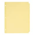 Avery Plain Tab Write-On Paper Dividers, 5 Tabs, Buff, 36 Sets/Pack (11501)